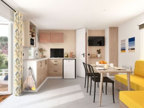 Mobilhome 6 personnes - Confort+ - 2 chambres - 2 salles de bain 31 m²