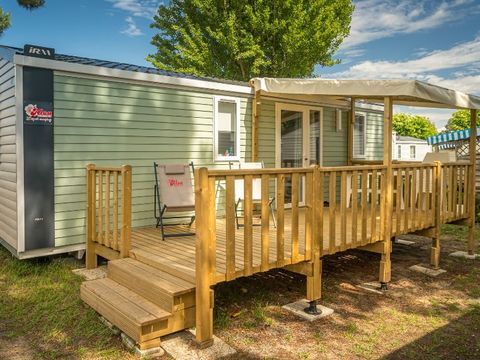 Mobilhome 6 personnes - Confort+ - 2 chambres - 2 salles de bain 31 m²
