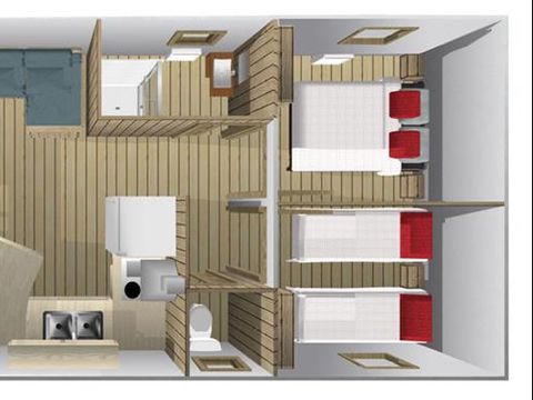 MOBILHOME 4 personnes - SWEETFLOWER PREMIUM