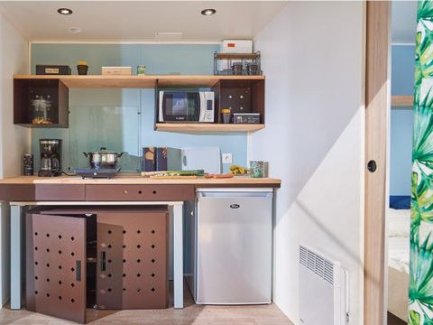 TENTE TOILE ET BOIS 4 personnes - Mobilodge - Corfou (sans sanitaires)