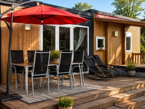 MOBILHOME 6 personnes - New Valley - 3 chambres + terrasse + TV + SPA