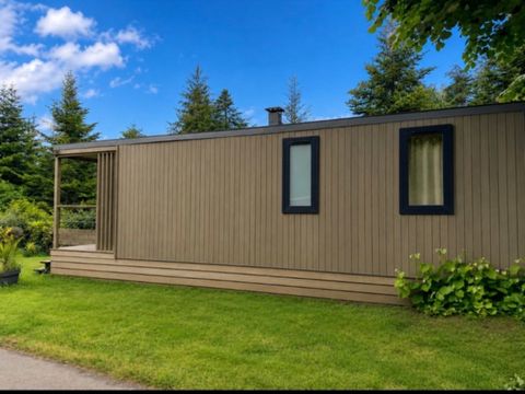 MOBILHOME 4 personnes - Living - 2 chambres + terrasse intégrée