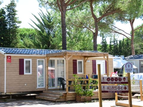 MOBILHOME 8 personnes - 3 chambres - CLIM - TV