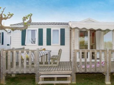 Mobilhome 6 personnes - Comfort XL | 3 Ch. | 6 Pers. | Terrasse surélevée | Clim.