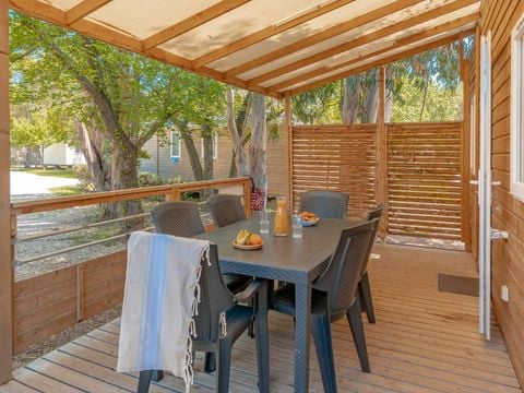 MOBILHOME 6 personnes - Premium | 3 Ch. | 6 Pers. | Terrasse surélevée