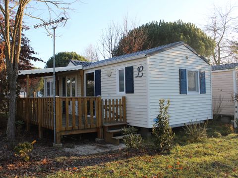 MOBILHOME 6 personnes - Mobil home Standard 34m² - 3 chambres + Terrasse semi-couverte 6 pers