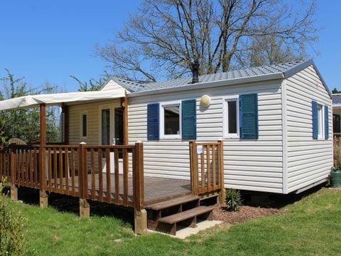 MOBILHOME 6 personnes - Mobil home Standard 34m² - 3 chambres + Terrasse semi-couverte 6 pers