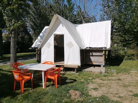TENTE TOILE ET BOIS 4 personnes - Bungalow Toilé et Bois Standard 28m² - 2 chambres (sans sanitaires) 4 pers