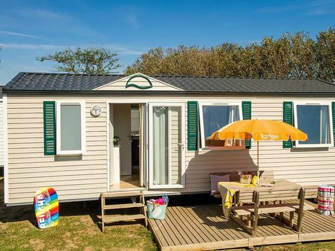 Mobilhome 6 personnes - Mobil-home | Comfort | 3 Ch. | 6 Pers. | Terrasse surélevée | Clim.