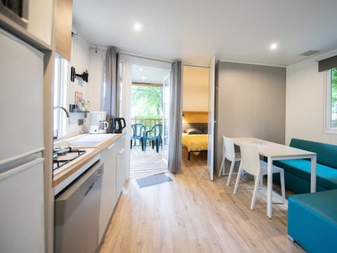 Mobilhome 4/6 personnes - Source 24m² - 2 chambres