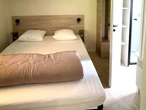 MOBILHOME 8 personnes - Mobil-home Premium Rouffiac 40m² (3 chambres) + 2 salles de bain + LV + LL + Terrasse 6/8 pers