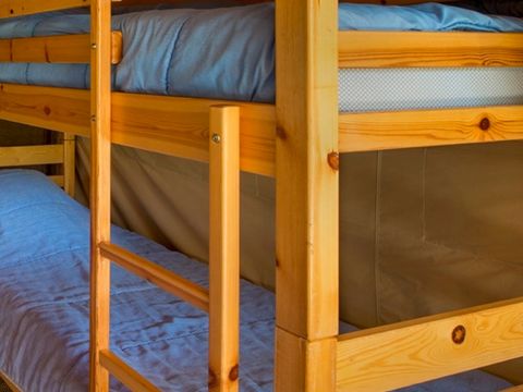 Tente en toile et en bois 5 personnes - NATURA