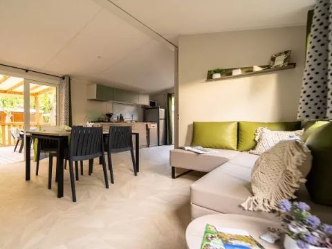 MOBILHOME 4 personnes - Passion 3 Pièces 4 Personnes Climatisé + TV