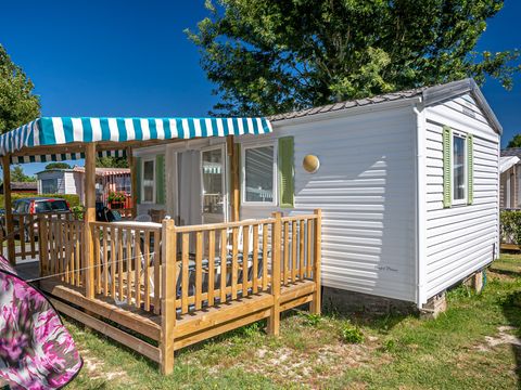 MOBILHOME 4 personnes - Mobil-home STANDARD ECO 2 chambres 24m² Terrasse Couverte 4 pers