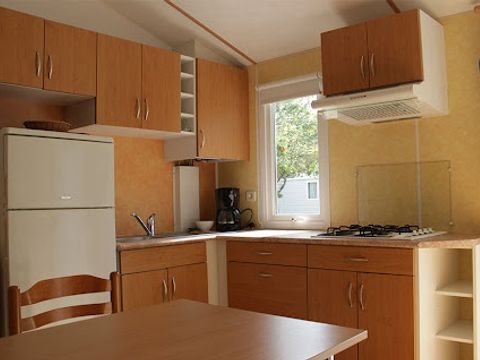Mobilhome 4/6 personnes - STANDARD - 2 chambres - 28m² Terrasse Couverte