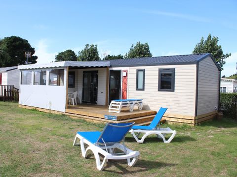 Mobilhome 6/8 personnes - GRAND - CONFORT - 3 chambres - 2 salles de bain 36 m² Terrasse Couverte