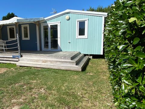 MOBILHOME 8 personnes - Mobil-home Cabane du Pêcheur GRAND CONFORT 3 chambres 34m² Terrasse Couverte 6/8 pers