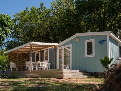 MOBILHOME 8 personnes - Mobil-home Cabane du Pêcheur GRAND CONFORT 3 chambres 34m² Terrasse Couverte 6/8 pers