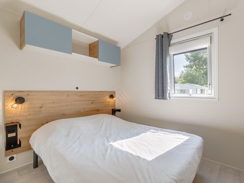 Mobilhome 4/6 personnes - GRAND - CONFORT - 2 chambres - 29 m² terrasse couverte - Lave-vaisselle