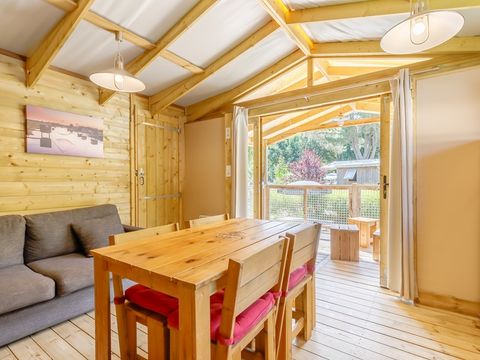 LODGE 6 personnes - Lodge Cosy Flower Confort - cabane en bois sur pilotis