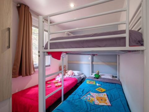 MOBILHOME 5 personnes - Comfort | 2 Ch. | 5 Pers. | Terrasse surélevée | Clim. | TV