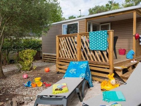 MOBILHOME 6 personnes - Comfort | 2 Ch. | 4/6 Pers. | Terrasse simple | Clim. | TV