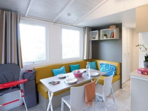 MOBILHOME 6 personnes - Comfort | 3 Ch. | 6 Pers. | Terrasse simple | Clim. | TV