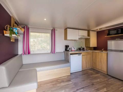 MOBILHOME 4 personnes - Mobil-home | Comfort | 2 Ch. | 4 Pers. | Terrasse surélevée | Clim. | TV