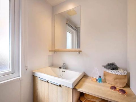 MOBILHOME 4 personnes - Mobil-home | Comfort | 2 Ch. | 4 Pers. | Terrasse surélevée | Clim. | TV