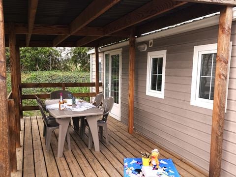 MOBILHOME 5 personnes - Mobil home "VOLTINIA" -Climatisé/TV-2 chambres- 5 personnes max (Bébé compris) 4/5 pers