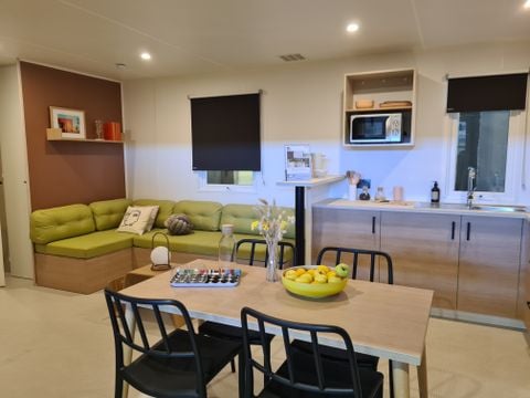 MOBILHOME 6 personnes - Mobil-home PREMIUM "OPPIDUM" Climatisation/TV- 3 Chambres- 6 personnes Max (bébé compris) 6 pers