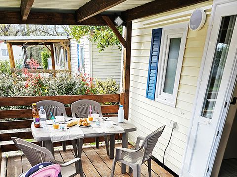 MOBILHOME 4 personnes - Mobil home "ALESIA" Climatisé +TV 2 chambres- max 4 personnes 4 pers