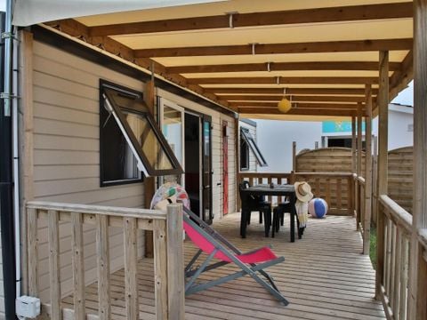 MOBILHOME 4 personnes - Mobil Home Eco PMR 3 Pièces 4 Personnes + TV