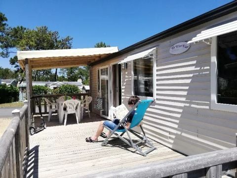 MOBILHOME 6 personnes - Bleu Lagon Trio Authentique 4 Pièces 6 Personnes