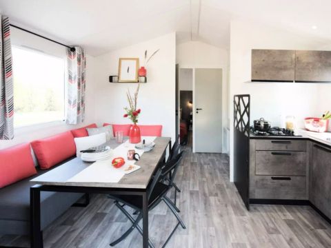 MOBILHOME 5 personnes - Mobil Home Premium 3 Pièces 5 Personnes Climatisé + TV