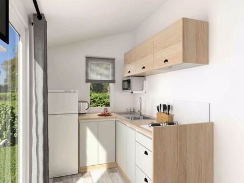 MOBILHOME 6 personnes - Mobil Home Premium 4 Pièces 6 Personnes Climatisé