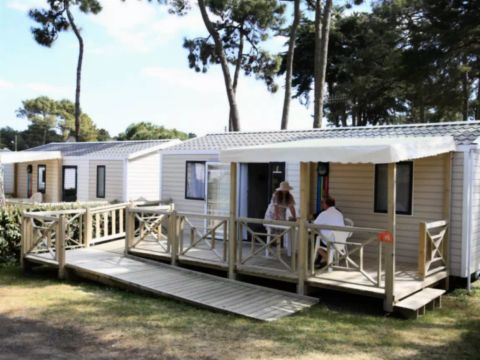 MOBILHOME 5 personnes - Bleu Lagon Duo Contemporain 3 Pièces PMR