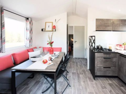 MOBILHOME 5 personnes - Premium 3 Pièces 5 Personnes Climatisé + TV
