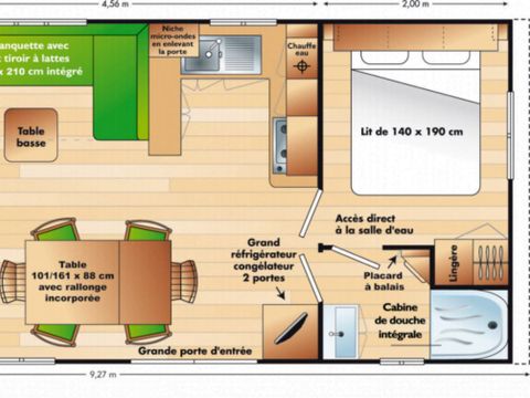 MOBILHOME 8 personnes - TRIBU climatisé