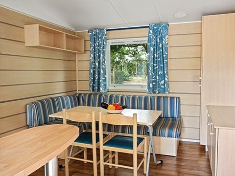 MOBILHOME 6 personnes - Comfort XL | 2 Ch. | 4/6 Pers. | Terrasse surélevée | Clim.