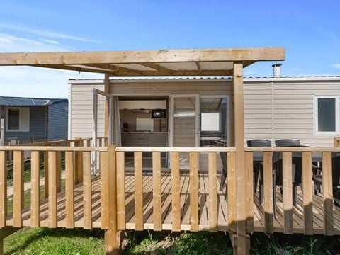 MOBILHOME 4 personnes - Comfort | 2 Ch. | 4 Pers. | Terrasse surélevée | Clim.