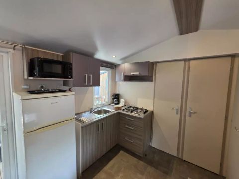 MOBILHOME 6 personnes - Mobil-home | Comfort | 3 Ch. | 6 Pers. | Terrasse surélevée | Clim. | TV