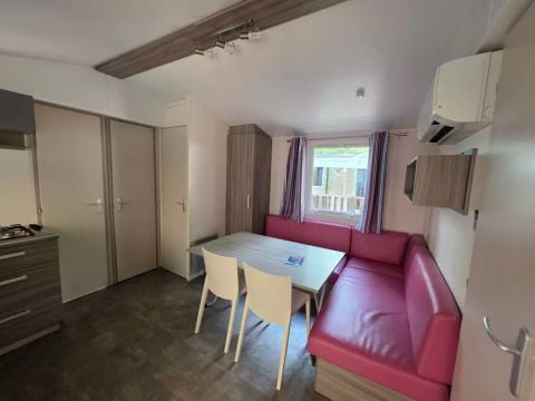 MOBILHOME 6 personnes - Mobil-home | Comfort | 3 Ch. | 6 Pers. | Terrasse surélevée | Clim. | TV