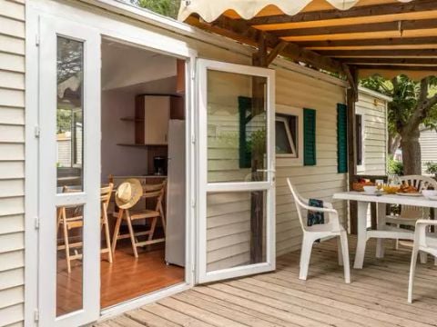 MOBILHOME 4 personnes - Mobil-home | Classic | 2 Ch. | 4 Pers. | Terrasse surélevée | Clim.