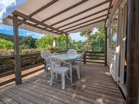 MOBILHOME 4 personnes - Mobil-home | Classic | 2 Ch. | 4 Pers. | Terrasse surélevée | Clim.