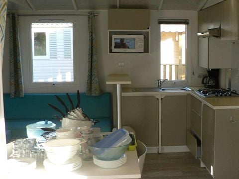 Mobilhome 8 personnes - Mobilhome IRM 3 ch avec terrasse couverte