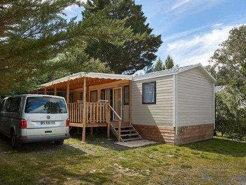 MOBILHOME 8 personnes - Mobil-home 8 pers 4 ch 2 sdb avec terrasse couverte