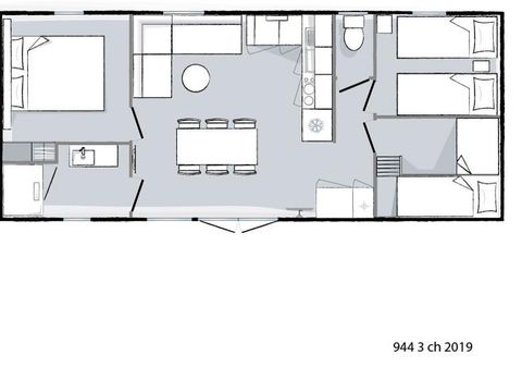 MOBILHOME 6 personnes - BIO HABITAT