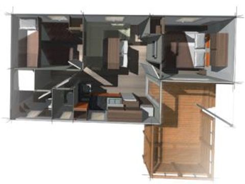 MOBILHOME 4 personnes - Premium Exotic  25m²