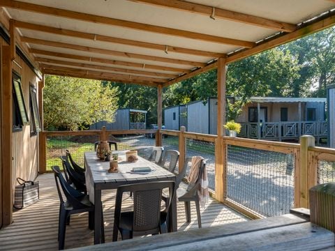 Mobilhome 8 personnes - PRESTA - 40m² - 4 chambres - 2 salles de bain - TV - Clim